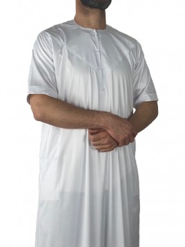 Emirati Qamis wit met korte...