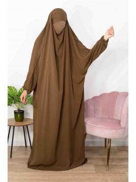 Jilbab 1 Pièce Marron clair...