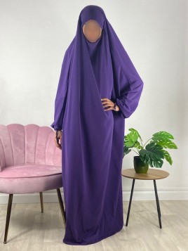 Jilbab 1-teilig 108 Mauve -...