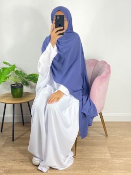 Lavendelblå hijab i...