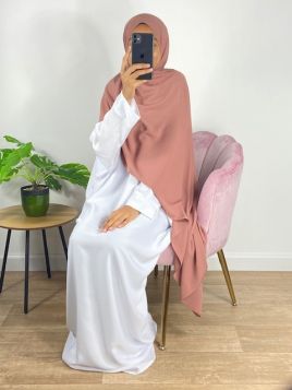 Pink ferskenfarvet medina...