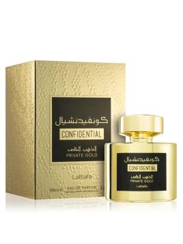 Perfume Confidential Private Gold 100ml - Lattafa
