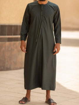 Emirati Qamis verde sticlă...