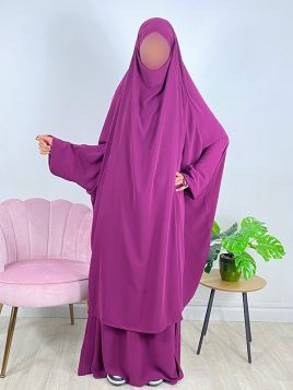 Jilbab 2-delt nederdel...
