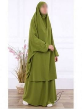 Jilbab fustă 2 piese -...