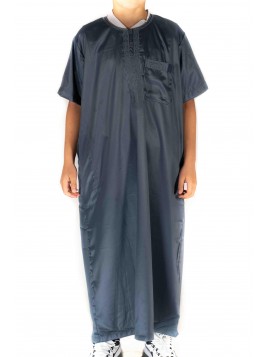 Kortärmat i satin för...