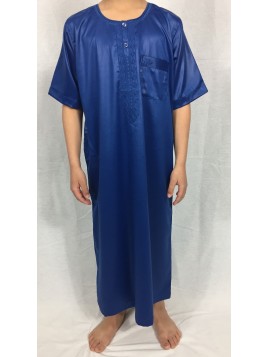 Kortärmad Qamis Satin...