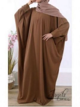 Abaya butterfly ljusbrun...