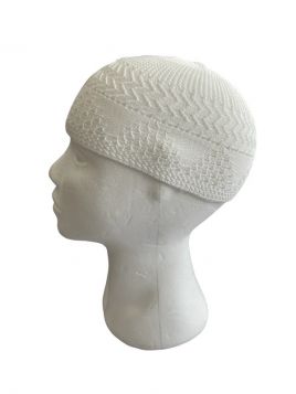 Chechia Bonetă albă