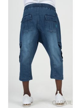 Cargo court jean stretch...