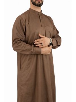 Qamis Saoudien marron clair...