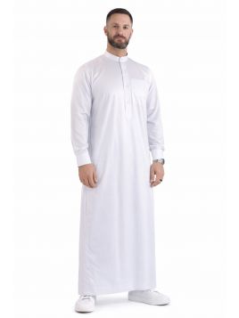 Saudi Qamis alb - Satin