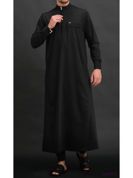 Bey negru lung Qamis 6010 -...