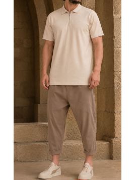 QTT3002 polo con zip...