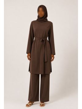 3-delt burkini S2025 – brun