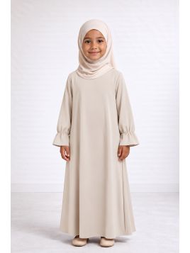 Kinder-Abaya 443 – beige