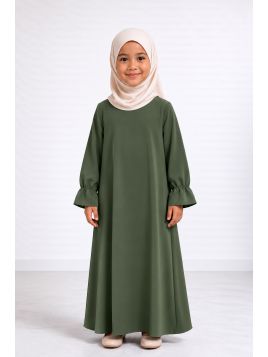 Abaya infantil 443 - caqui
