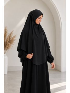 Jersey-Khimar – schwarz