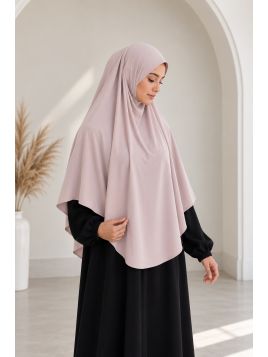 Khimar i jersey – ljusrosa