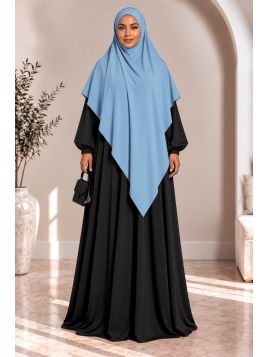 Khimar i jazz 334 – jeansblå