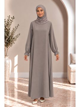 Abaya simple 390 - taupe