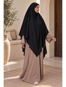 Maxi-khimar i silke från...
