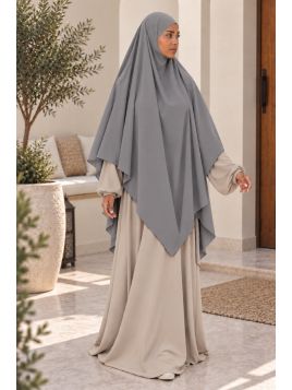 Maxi-khimar i silke från...