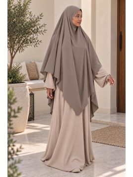 Khimar maxi de seda de...