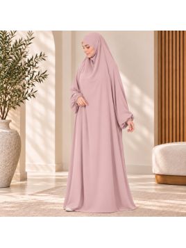 Jilbab 1 pièce A1 soie de...