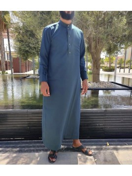 Flaskgrön Saudi Qamis - Bomull