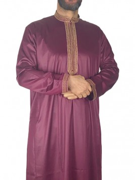 Qamis Sultan Bordeaux / Aur...