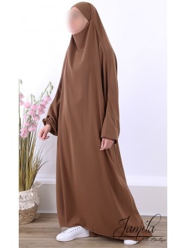 Jilbab 1 bucată maro...