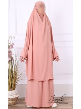Jilbab 2-delt nederdel Nude...